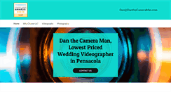 Desktop Screenshot of danthecameraman.com